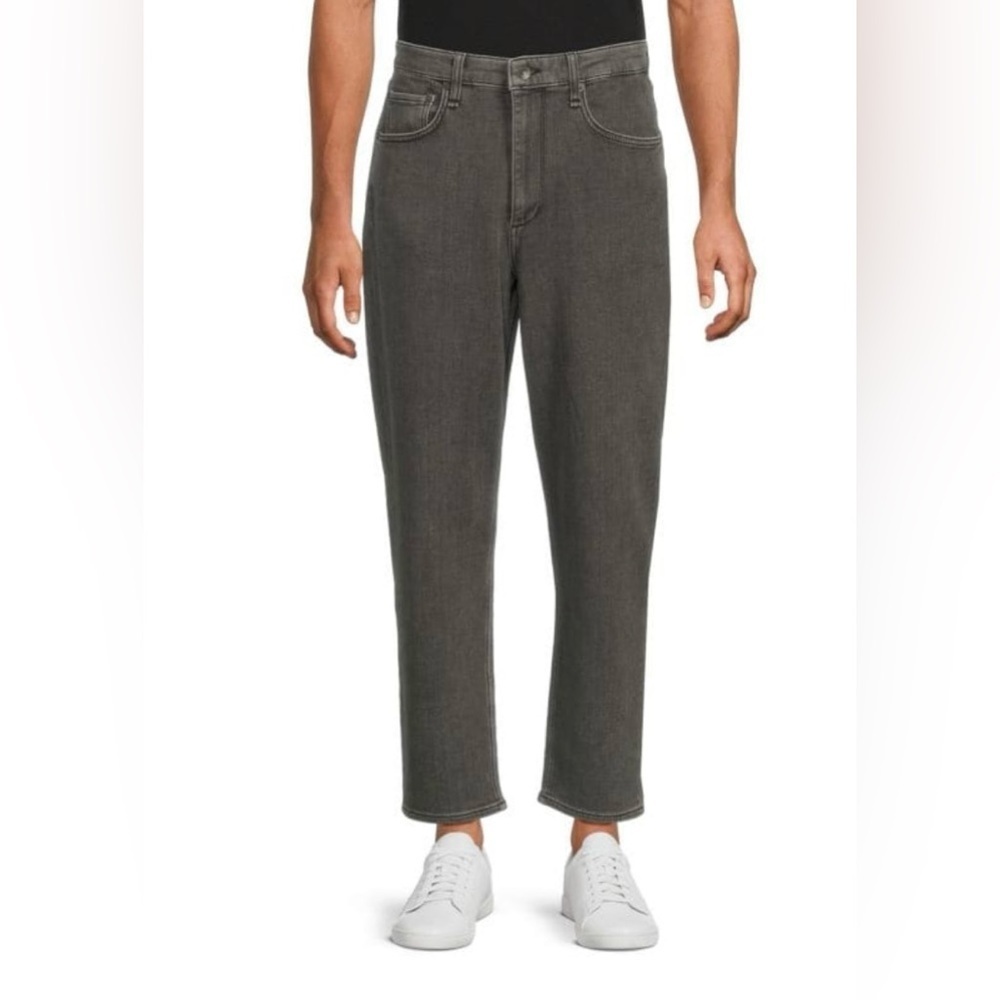 RAG & BONE rbTAPER Charcoal Jeans NWT Sz 38 Cropped 28” Inseam $248